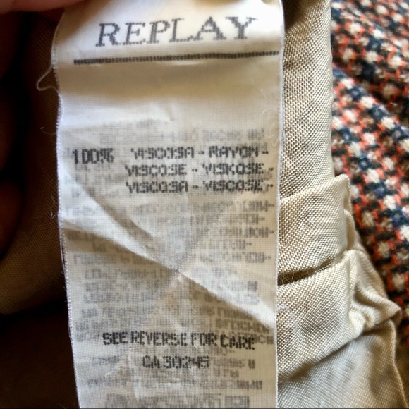 Vintage Italian Polyester Skater Skirt - Size M - Picture 4 of 5